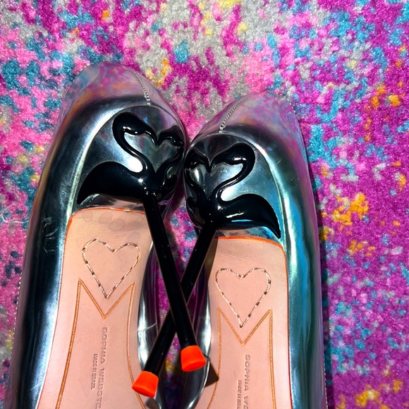 Sophia Webster Coco Flamingo Heels - Picture 15 of 16